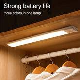 Cabinet Light USB Rechargeable Motion Sensor Led Light For Kitchen Wardrobe Cabinet Lighting 10cm/20cm/40cm/60cm LED Night Light