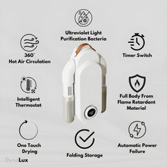 Foldable Shoe Dryer Household Constant Temperature Boot Dryer Fast Drying Shoe Heater Sterilization Deodorization Footwear Dryer
